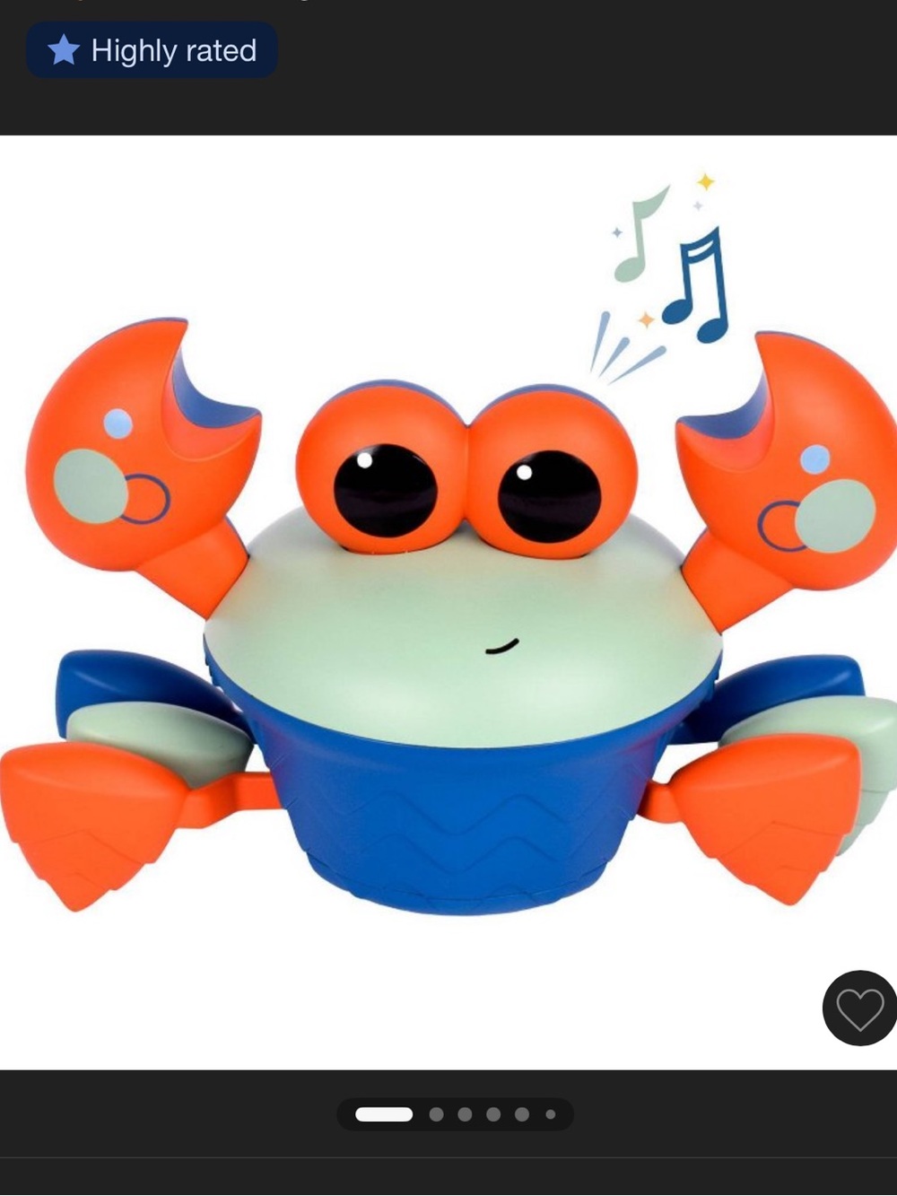 Hopscotch Musical Dancing Crab